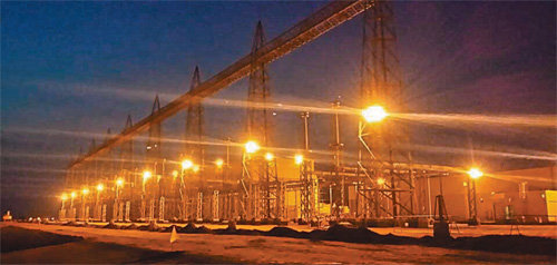 사우디아라비아 슈퀘이크(Shuqaiq) 화력발전소 설치 공사.