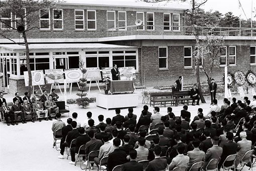 태릉선수촌 개촌식 당시 모습. 사진제공｜대한체육회