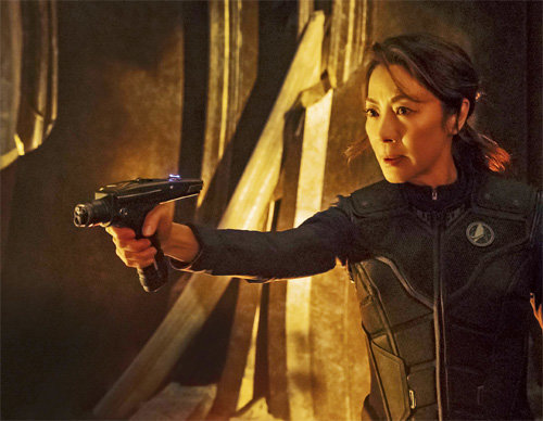 ‘스타트렉: 디스커버리’에서 아시아 여성 최초로 선장 역할을 맡은 배우 양쯔충. 넷플릭스 제공
