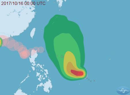 사진=대만 기상청 캡처