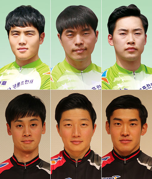 21기 성낙송-21기 황인혁-21기 정하늘-22기 정해민-22기 강준영-22기 최래선(왼쪽 상단부터 시계방향으로)