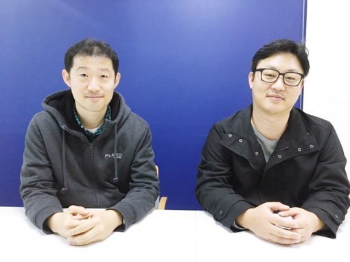 플레로게임즈 강일모 실장(좌) 유관민 팀장(우)(출처=게임동아)