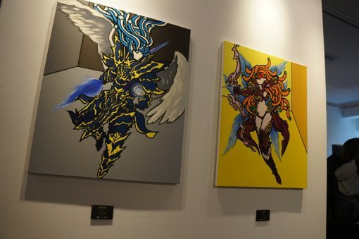 MUTE 전시회 최나리 작가 작품(출처=게임동아)