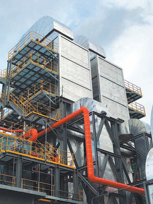 ㈜퓨얼텍케이씨의 3세대 탈질 기술이 적용된 대한유화 온산 공장.