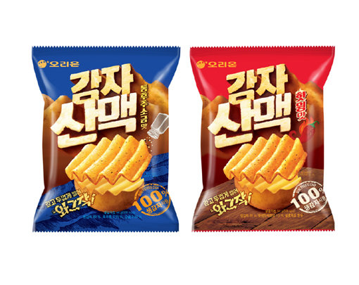 오리온 신제품 ‘감자산맥’. 사진제공｜오리온