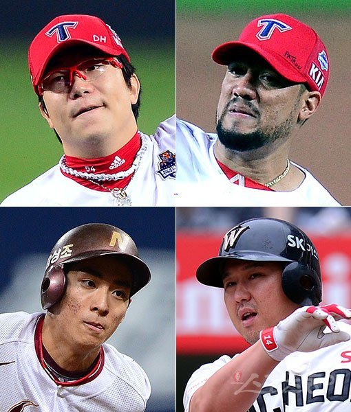 KIA 양현종-헥터-SK 최정-넥센 이정후(왼쪽 상단부터 시계방향으로). 스포츠동아DB