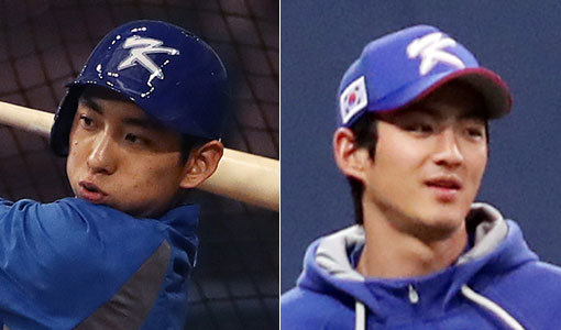 야구대표팀 이정후-구자욱(오른쪽). 사진제공｜스포츠코리아