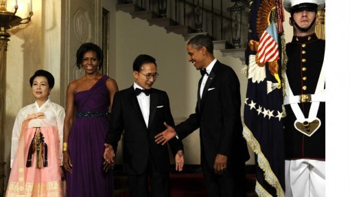 버락 오바마 전 미국 대통령과 이명박 전 대통령