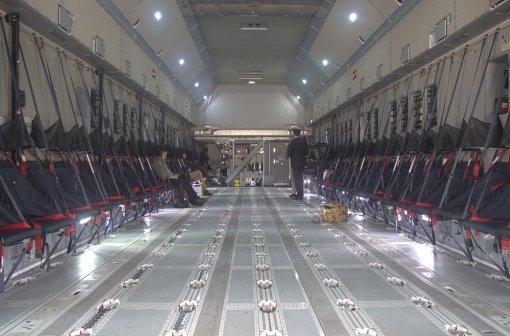 A400M의 내부 사진.