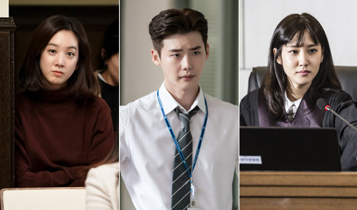 법정에서 벌어지는 이야기를 그린 드라마가 내년에도 이어진다. KBS2 ‘마녀의 법정’(왼쪽부터), SBS ‘당신이 잠든 사이에’에 이어 22일부터 SBS ‘이판사판’이 방송된다. 사진제공｜아이윌미디어·iHQ·CT E&C