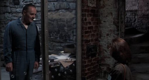 영화 ‘양들의 침묵’에서 클라리스 스탈링이 처음 한니발 렉터와 대면하는 장면