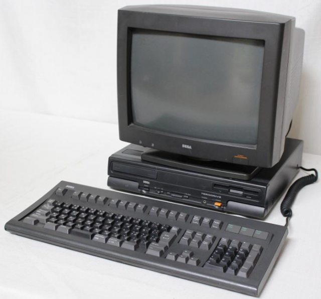 (테라드라이브. 메가드라이브 게임기와 IBM PC(286)의 합체 머신이다)(출처=게임동아)