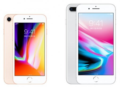 애플 아이폰8과 아이폰8 플러스(출처=IT동아)