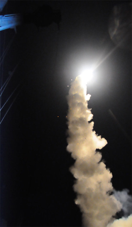軍, 北미사일 발사 6분만에 대응… 육해공 동시 가상표적 정밀타격