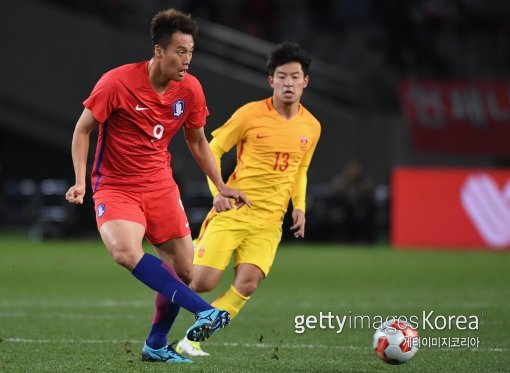 축구대표팀 김신욱. 사진=게티이미지코리아