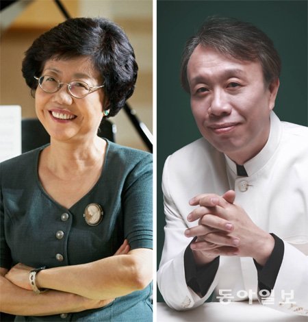 피아니스트 신수정(왼쪽)과 바리톤 박흥우. 동아일보DB