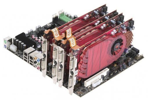 채굴용는 한 시스템에 복수의 그래픽카드를 꽂아 채굴 능력을 높인다(출처=IT동아)