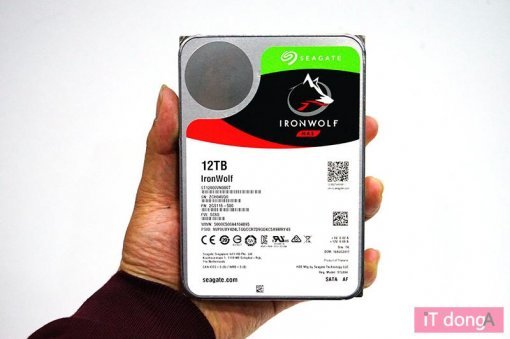12TB 하드디스크, 씨게이트 아이언울프(출처=IT동아)
