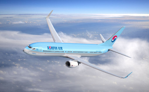 인천-양양 환승전용 내항기로 운영할 대한항공 보잉 737-900er 항공기.