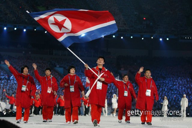 밴쿠버 동계올림픽 당시 북한 대표팀. 사진=게티이미지코리아