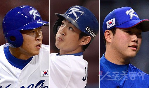 LG 안익훈-삼성 구자욱-두산 함덕주(왼쪽부터). 스포츠동아DB