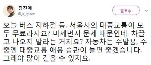 사진=김진애 전 의원 소셜미디어