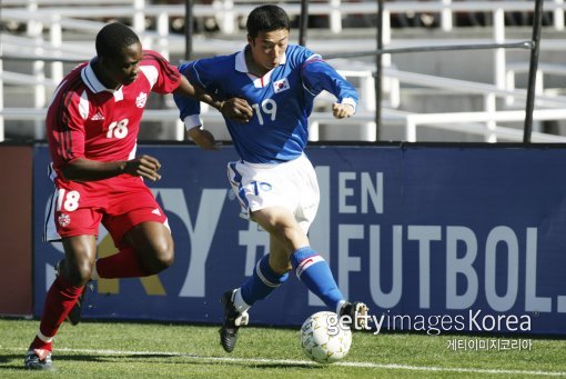 2002년 1월 북중미 골드컵에 참가한 축구대표팀. 사진=게티이미지코리아