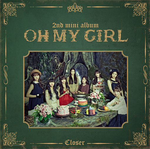 ‘클로서’(CLOSER)가 수록된 오마이걸의 두 번째 미니 앨범 ‘CLOSER’ 앨범 이미지. 사진제공｜WM엔터테인먼트
