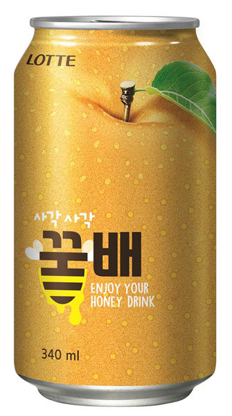 롯데칠성음료의 ‘사각사각 꿀배’.