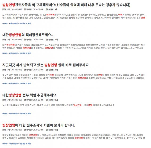 사진=청와대 국민청원 게시판 캡처