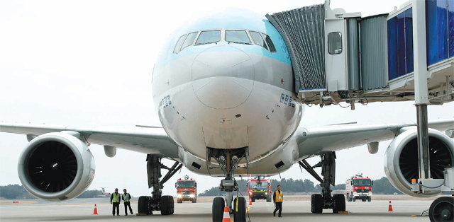 올림픽 기간 인천-양양 간 징검다리 환승 노선 운항.대형항공기 이착륙 위한 활주로-유도로 확장 마쳐