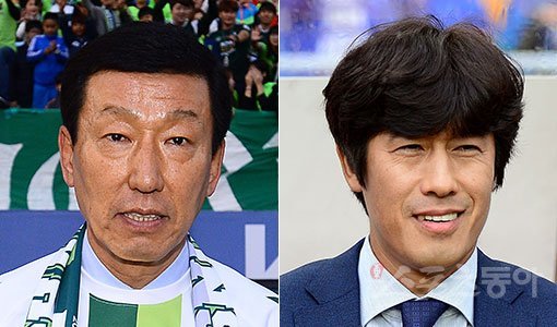 전북 최강희 감독-수원 서정원 감독(오른쪽). 스포츠동아DB