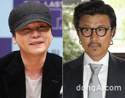 양현석(왼쪽)-이주노. 동아닷컴DB