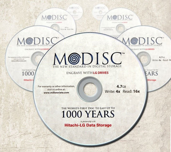 이론상 1000년의 데이터 보존이 가능하다는 M-DISC (출처=IT동아)