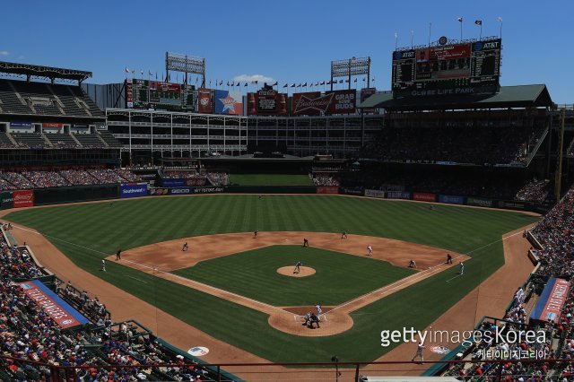 텍사스의 홈구장 글로브 라이프 파크. 사진=게티이미지코리아