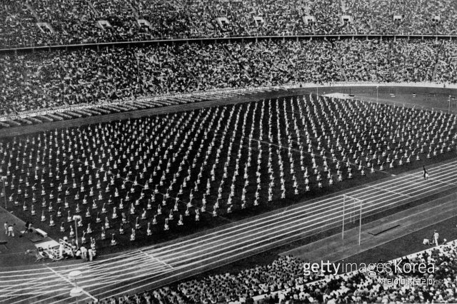 1936 베를린 올림픽 개막식. 사진=게티이미지코리아