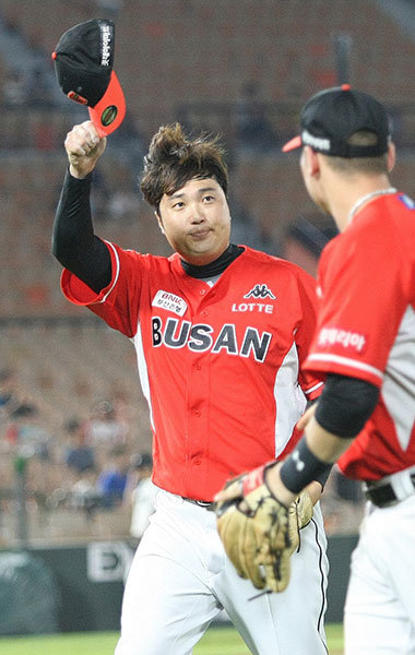 롯데 조정훈. 사진제공｜롯데 자이언츠