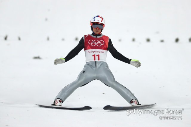 남자 스키점프대표 최서우. 사진=게티이미지코리아