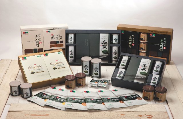 대한민국 김을 알리는 대표 브랜드 ‘명가김’으로 알려진 삼해상사는 김 특유의 식감을 알리기 위해 노력하고 있다. 삼해상사 김세트 상. 삼해상사 제공