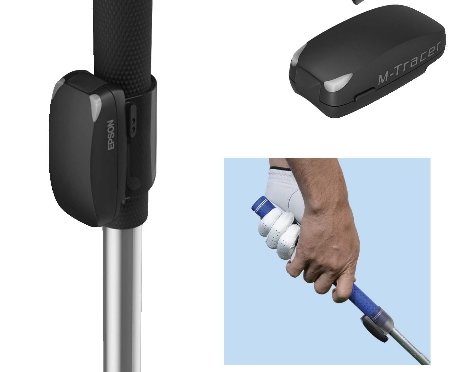 그립 부착형 스윙 분석기 (출처=엡손코리아 홈페이지)