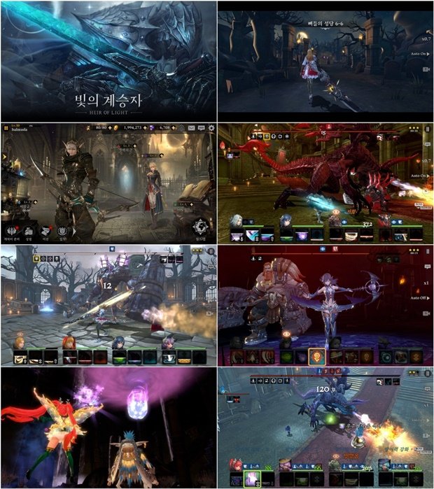 빛의 계승자 스크린샷 / 게임빌 제공