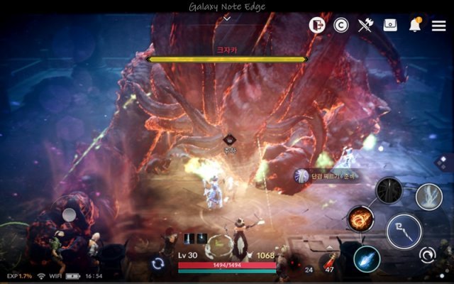 검은사막 모바일 게임화면 / 게임동아