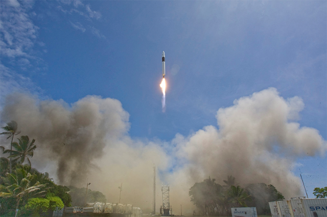2008년 발사에 성공한 로켓 팔콘1(출처=스페이스X)