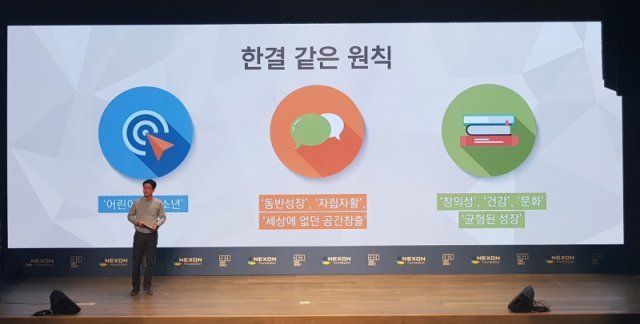 넥슨 사회 공헌 발표회 현장 이미지 (출처=게임동아)