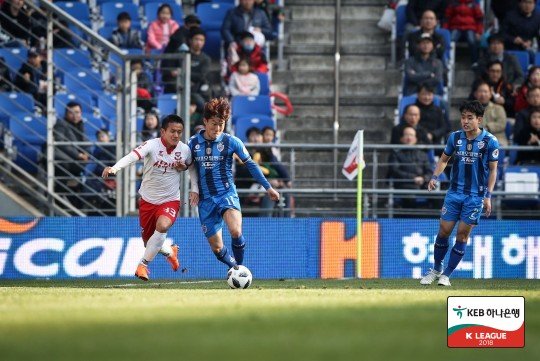 상주와의 홈 개막전에서 로테이션 시스템을 가동하다 0-2로 패한 울산. 사진제공｜한국프로축구연맹