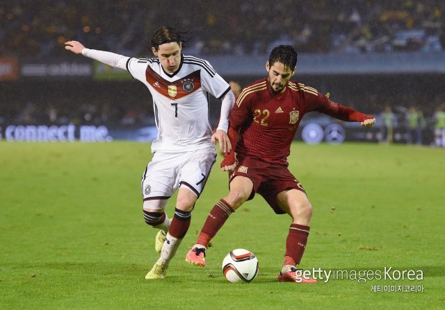 2014년 당시 독일과 스페인의 친선 경기. 사진=게티이미지코리아