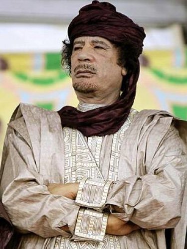 리비아의 무하마드 카다피 국가원수