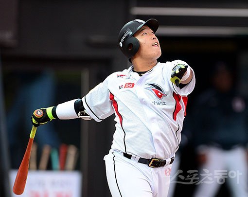 KT 강백호는 갓 고등학교를 졸업한 열아홉 신인이지만 순장타율 0.345라는 놀라운 활약을 펼치고 있다. 스포츠동아DB