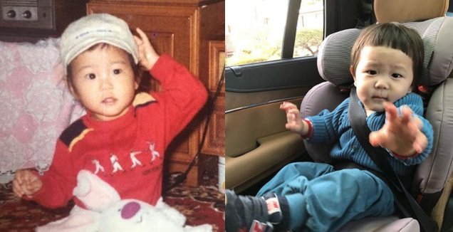 (왼쪽부터) 김나영, 최신우 군. 사진=김나영 인스타그램.