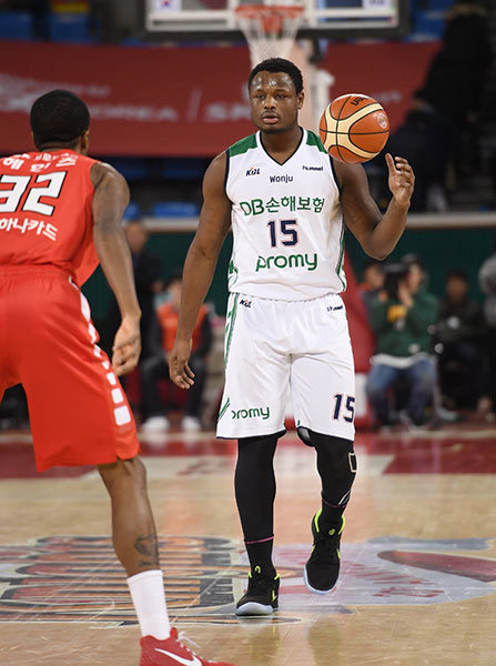 DB 버튼. 사진제공｜KBL